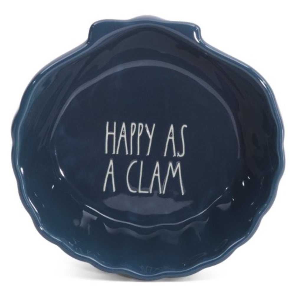 RAE DUNN -  Happy As A Clam Serving Bowl